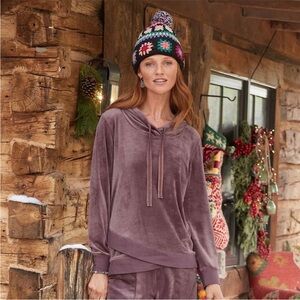 Sundance Aerial Velour Hoodie Sweatshirt